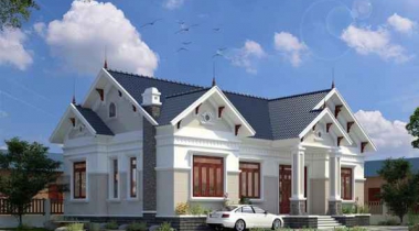 Những mẫu biệt thự 1 tầng có 4 phòng ngủ đang được tìm kiếm nhiều nhất